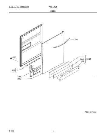 Diagram for FGID2474QW4B