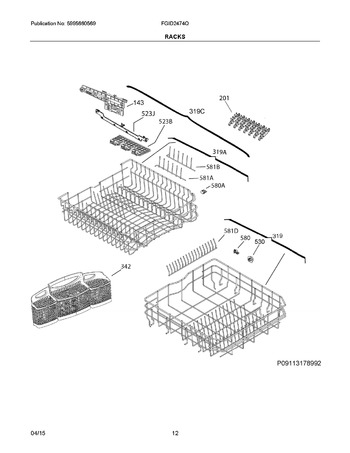 Diagram for FGID2474QW4B