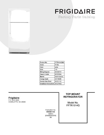 Diagram for FFTR1514QW4