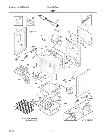 Diagram for FFGF3024RWA