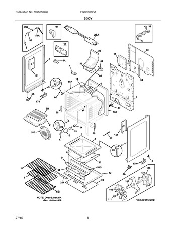 Diagram for FGGF3032MWE