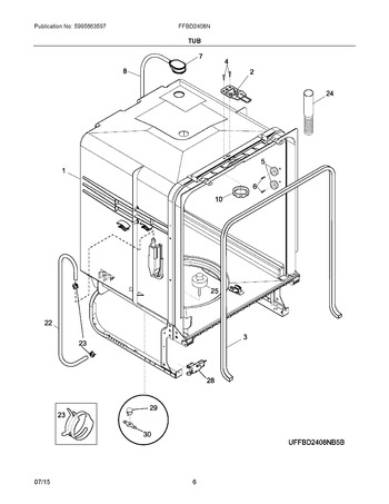 Diagram for FFBD2408NB5B