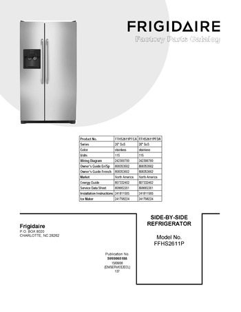 Diagram for FFHS2611PFCA