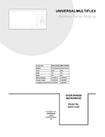 Diagram for MWV150KBB