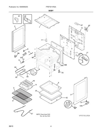 Diagram for FFEF3011RSA