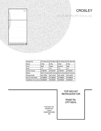 Diagram for CRT185HLQ3