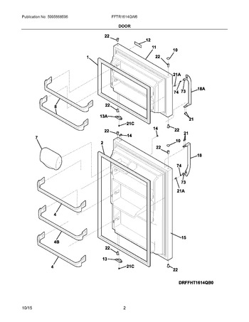 Diagram for FFTR1614QW6