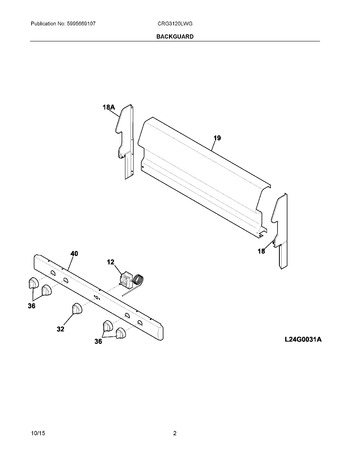 Diagram for CRG3120LWG