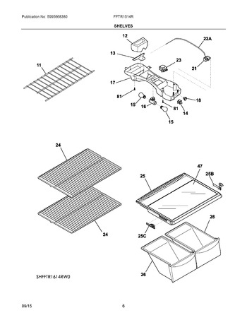 Diagram for FFTR1514RB0