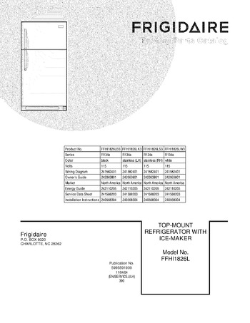 Diagram for FFHI1826LS3