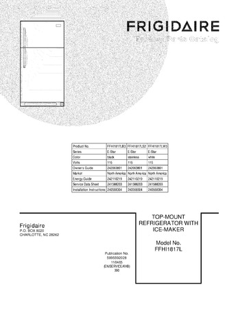 Diagram for FFHI1817LS2