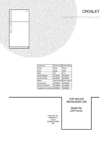 Diagram for CRT151HLQ5