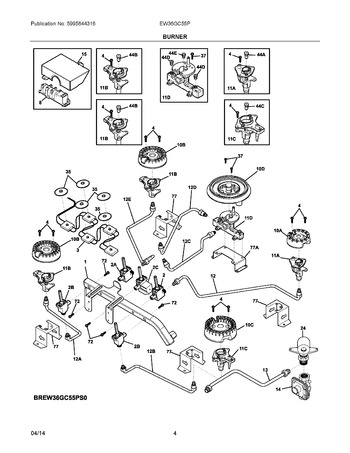 Diagram for EW36GC55PB0