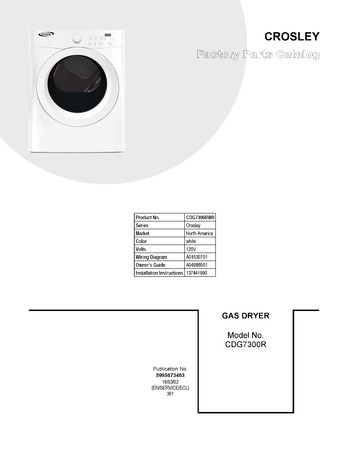 Diagram for CDG7300RW0