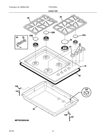 Diagram for FFGC3025LBC