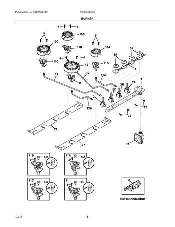 Diagram for FGGC3045KSC