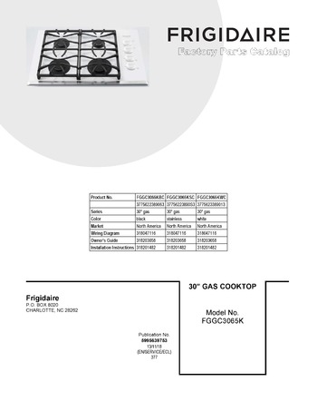 Diagram for FGGC3065KWC