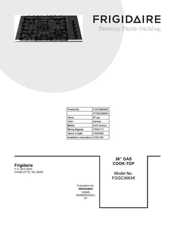 Diagram for FGGC3665KBC