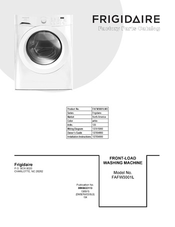 Diagram for FAFW3001LW3