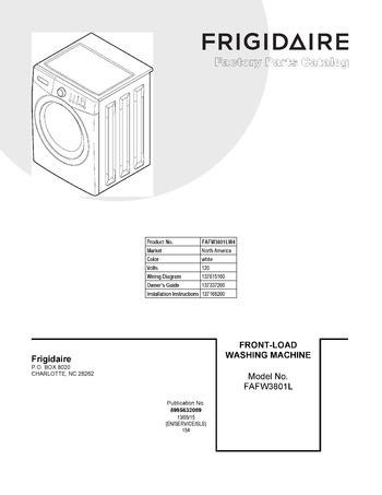 Diagram for FAFW3801LW4