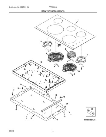 Diagram for FFEC3625LS1