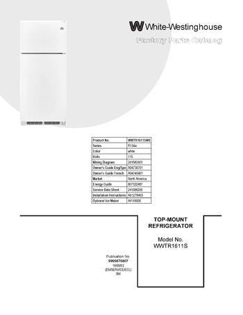 Diagram for WWTR1611SW0