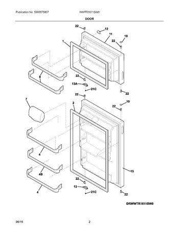 Diagram for WWTR1611SW0