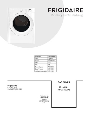 Diagram for FFQG5000QW3