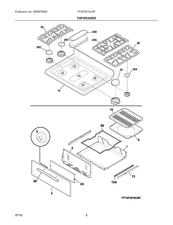 Diagram for FFGF3019LWF