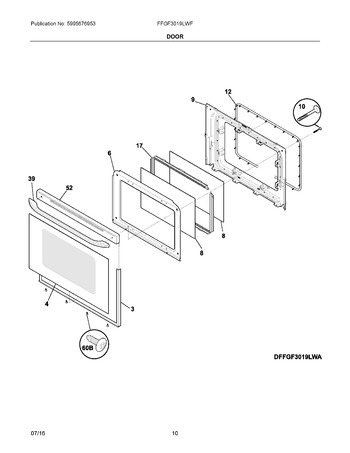 Diagram for FFGF3019LWF