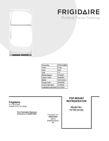 Diagram for FFTR1614RW2