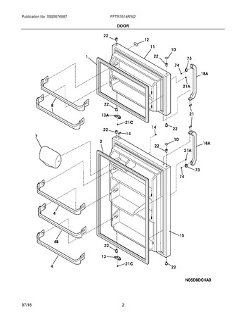 Diagram for FFTR1614RW2