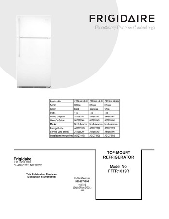 Diagram for FFTR1619RB0