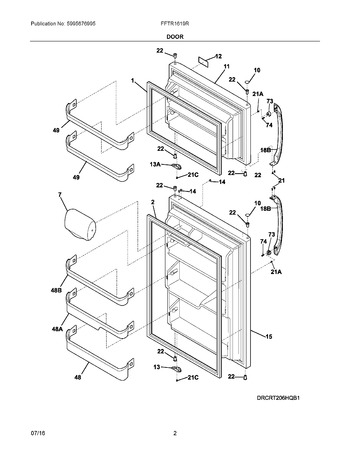 Diagram for FFTR1619RB0