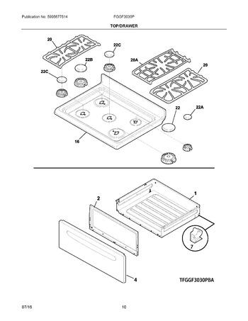 Diagram for FGGF3030PBC