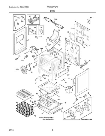 Diagram for FPGF3077QFD