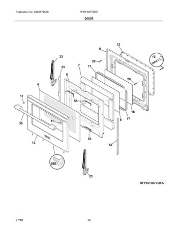 Diagram for FPGF3077QFD