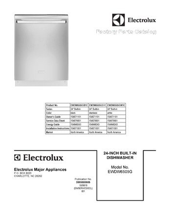 Diagram for EWDW6505GW1C