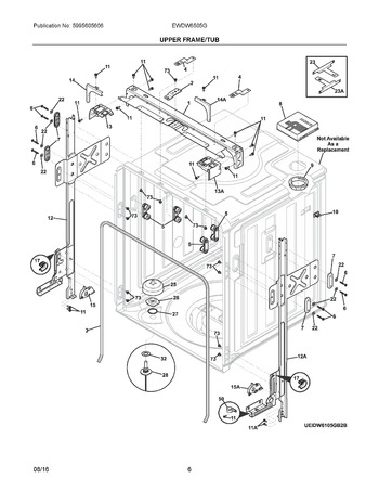 Diagram for EWDW6505GW1C