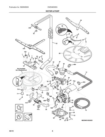 Diagram for EWDW6505GW1C