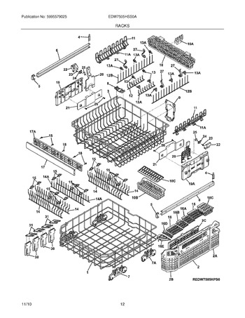 Diagram for EDW7505HSS0A