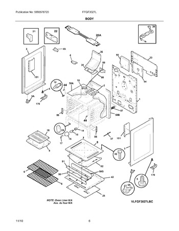 Diagram for FFGF3027LWA