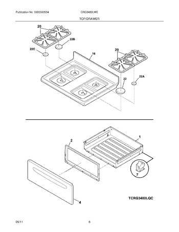 Diagram for CRG3480LWE