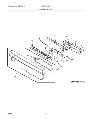 Diagram for CDBEH950SS0A