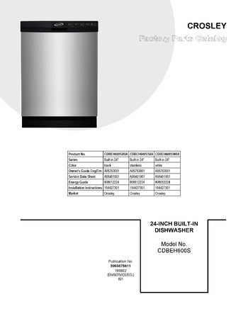 Diagram for CDBEH600SW0A