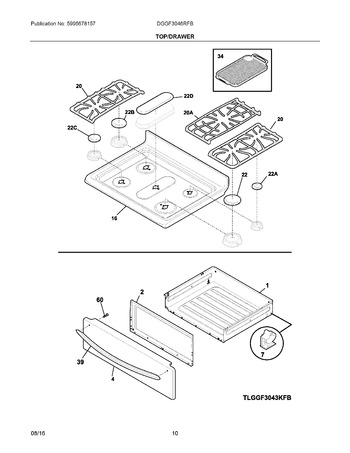 Diagram for DGGF3046RFB