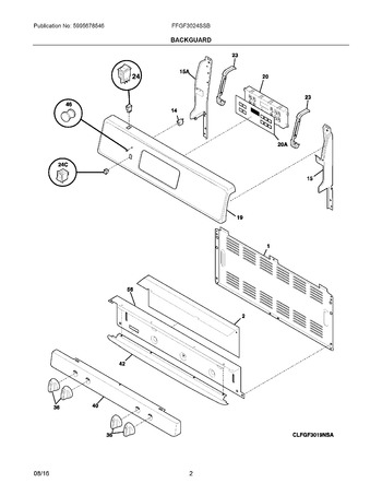 Diagram for FFGF3024SSB