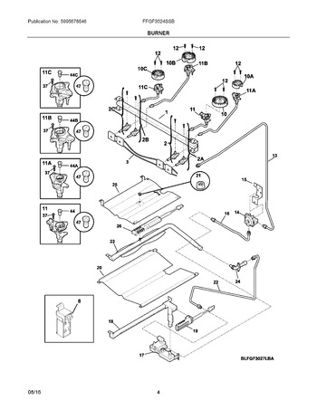 Diagram for FFGF3024SSB