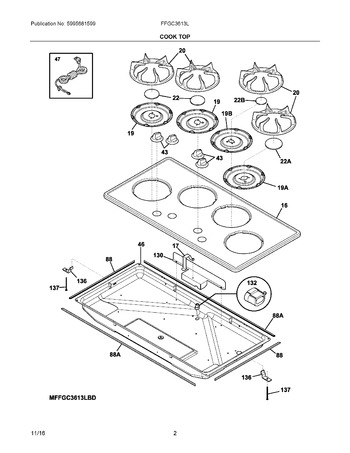 Diagram for FFGC3613LBD