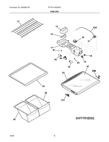 Diagram for FFTR1514QWDA